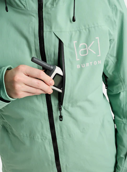 スノーボード ウェア バートン BURTON W AK Flare 2L Down GORE-TEX Down Jacket Soft Sage 25-26 送料無料 日本正規品 予約商品 店頭受け取り可能