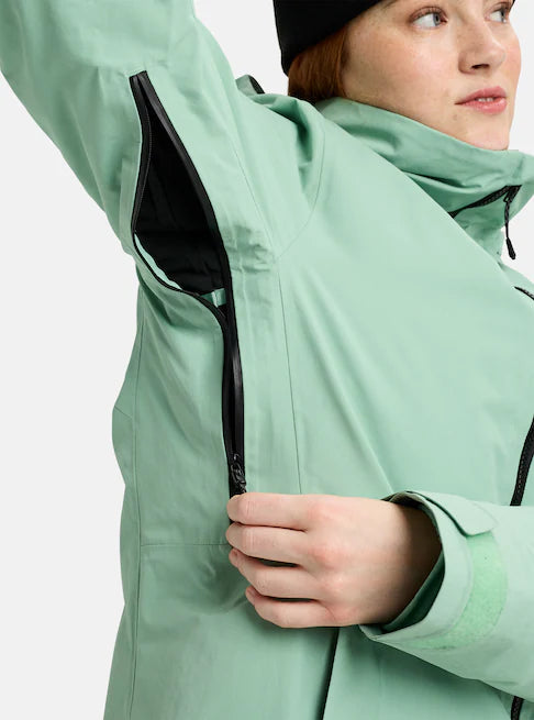 スノーボード ウェア バートン BURTON W AK Flare 2L Down GORE-TEX Down Jacket Soft Sage 25-26 送料無料 日本正規品 予約商品 店頭受け取り可能