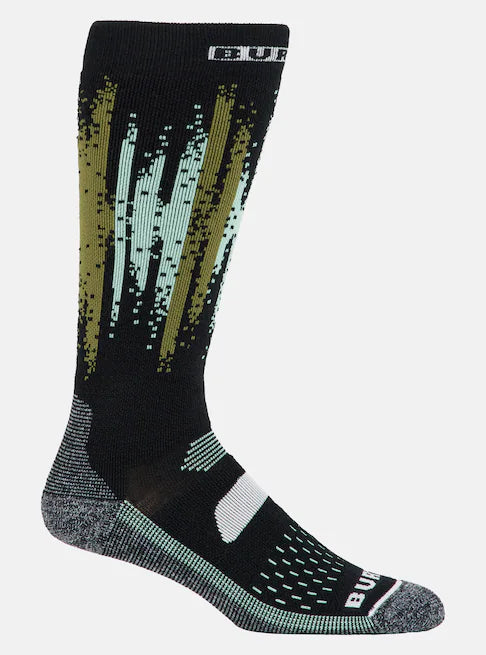 BURTON バートン Women's Performance Midweight Sock 25-26 スノーボード アクセサリー Soft Sage Stripe