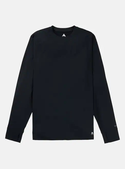 BURTON バートン Men's Midweight Base Layer Crew 25-26 スノーボード アクセサリー True Black