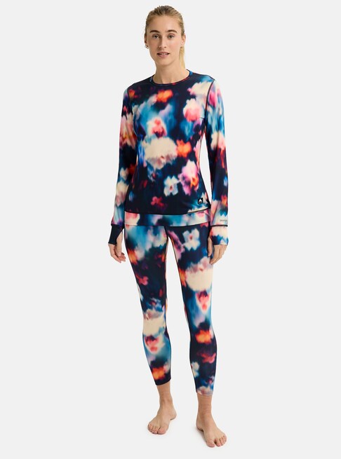 BURTON バートン Women's Midweight Crew 25-26 スノーボード アクセサリー Floral Blur