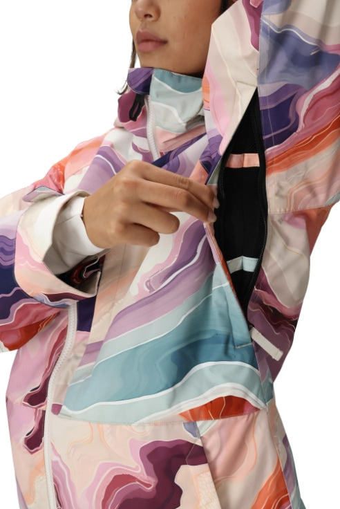 686 ロクハチロク WOMENS ATHENA INSULATED JACKET SEDIMENTARY PRINT 25-26 スノーボード ウェア