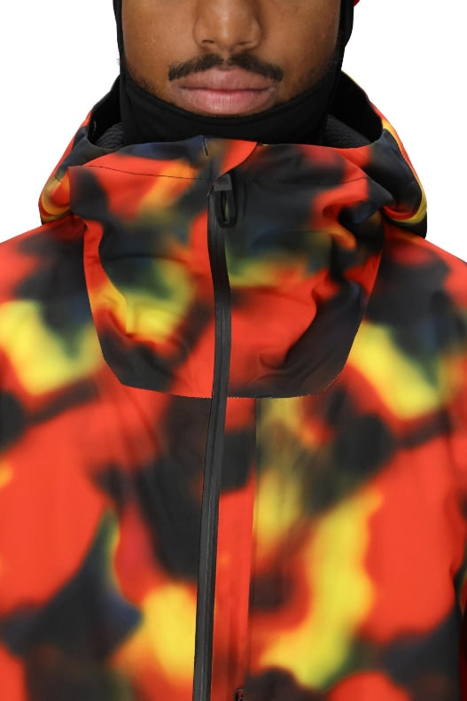686 ロクハチロク MENS GATEWAY SHELL JACKET RED SOLAR PRINT 25-26 スノーボード ウェア