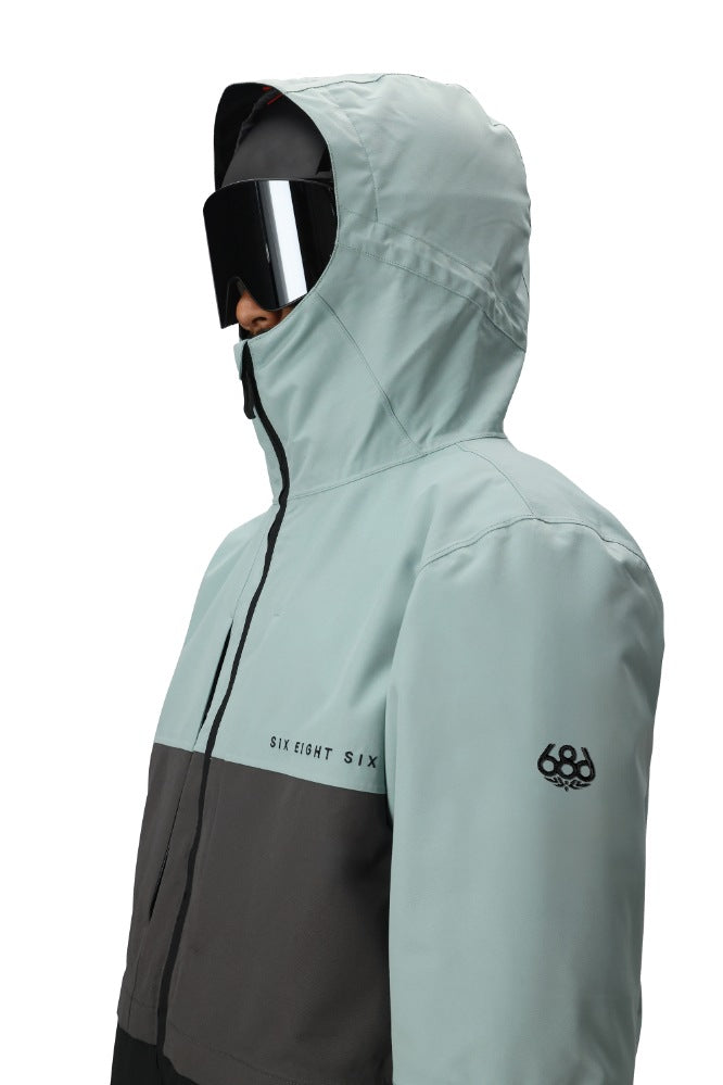 686 ロクハチロク MENS SMARTY 3-IN-1 FORM JACKET DUSTY MARINE COLORBLOCK 25-26 スノーボード ウェア