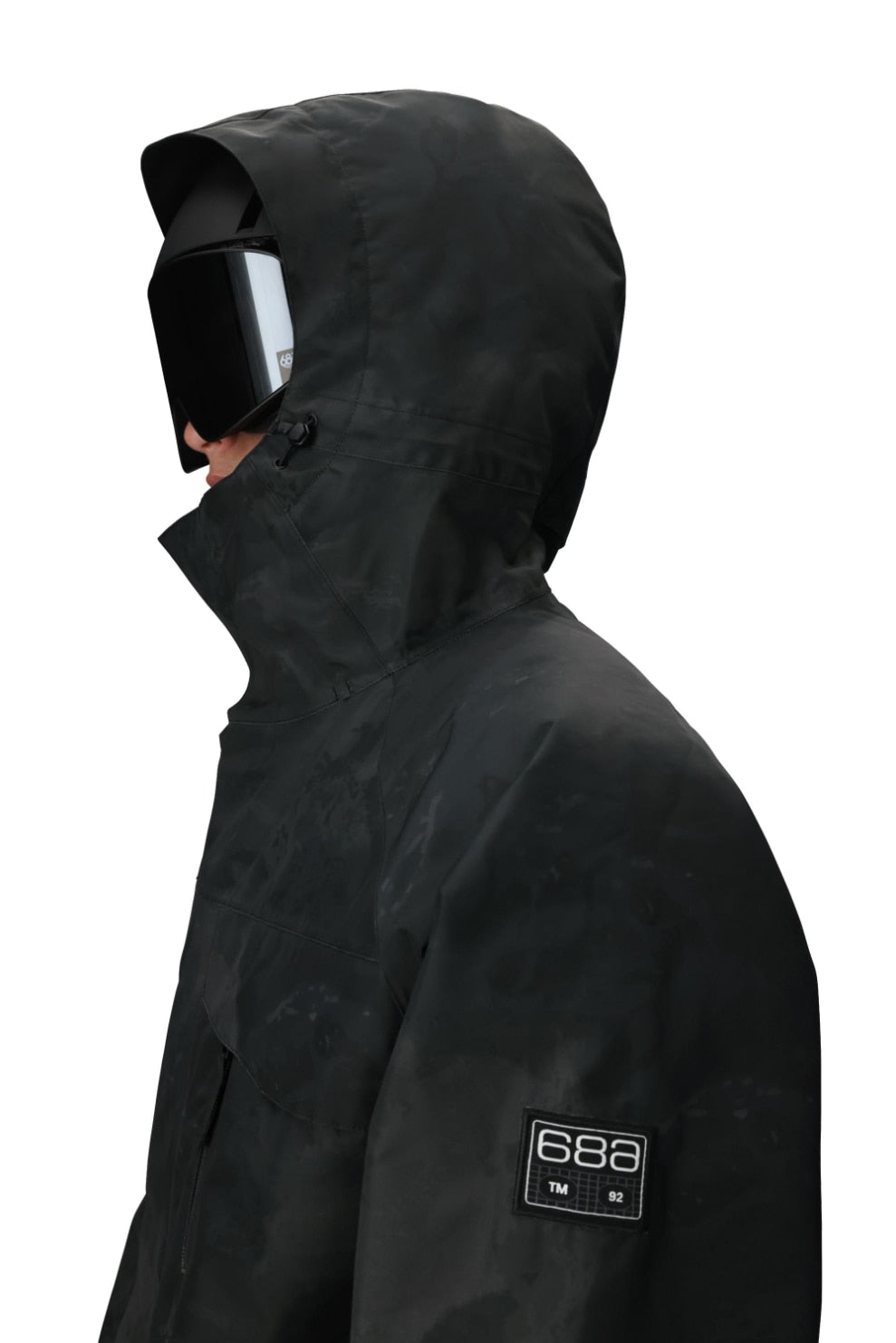 686 ロクハチロク MENS GEO INSULATED JACKET BLACK HEMISPHERE 25-26 スノーボード ウェア