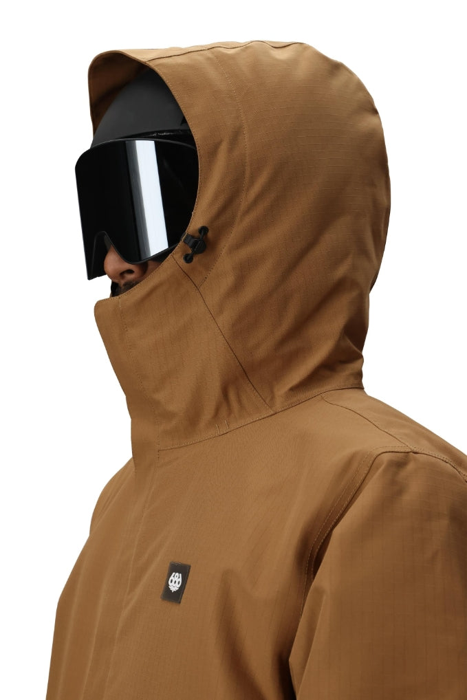 686 ロクハチロク MENS FOUNDATION INSULATED JACKET CARAMEL RIPSTOP 25-26 スノーボード ウェア