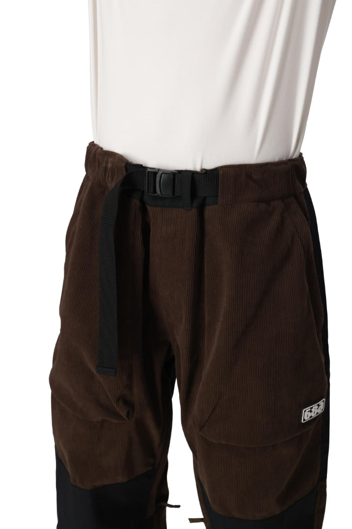 686 ロクハチロク Men's Ghost 2.5L Pant COFFEE CORDUROY 25-26 スノーボード ウェア