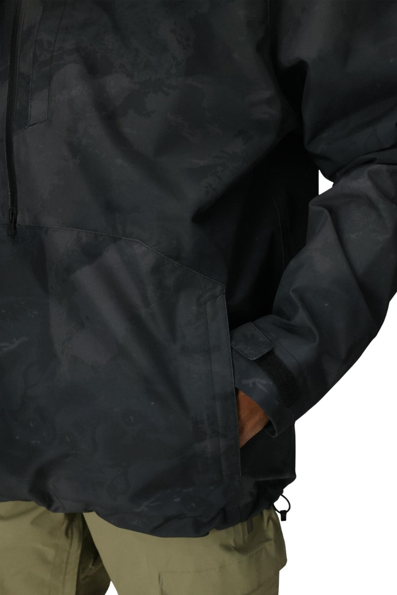 686 ロクハチロク MENS GORE-TEX FRAGMENT SHELL ANORAK BLACK HEMISPHERE 25-26 スノーボード ウェア