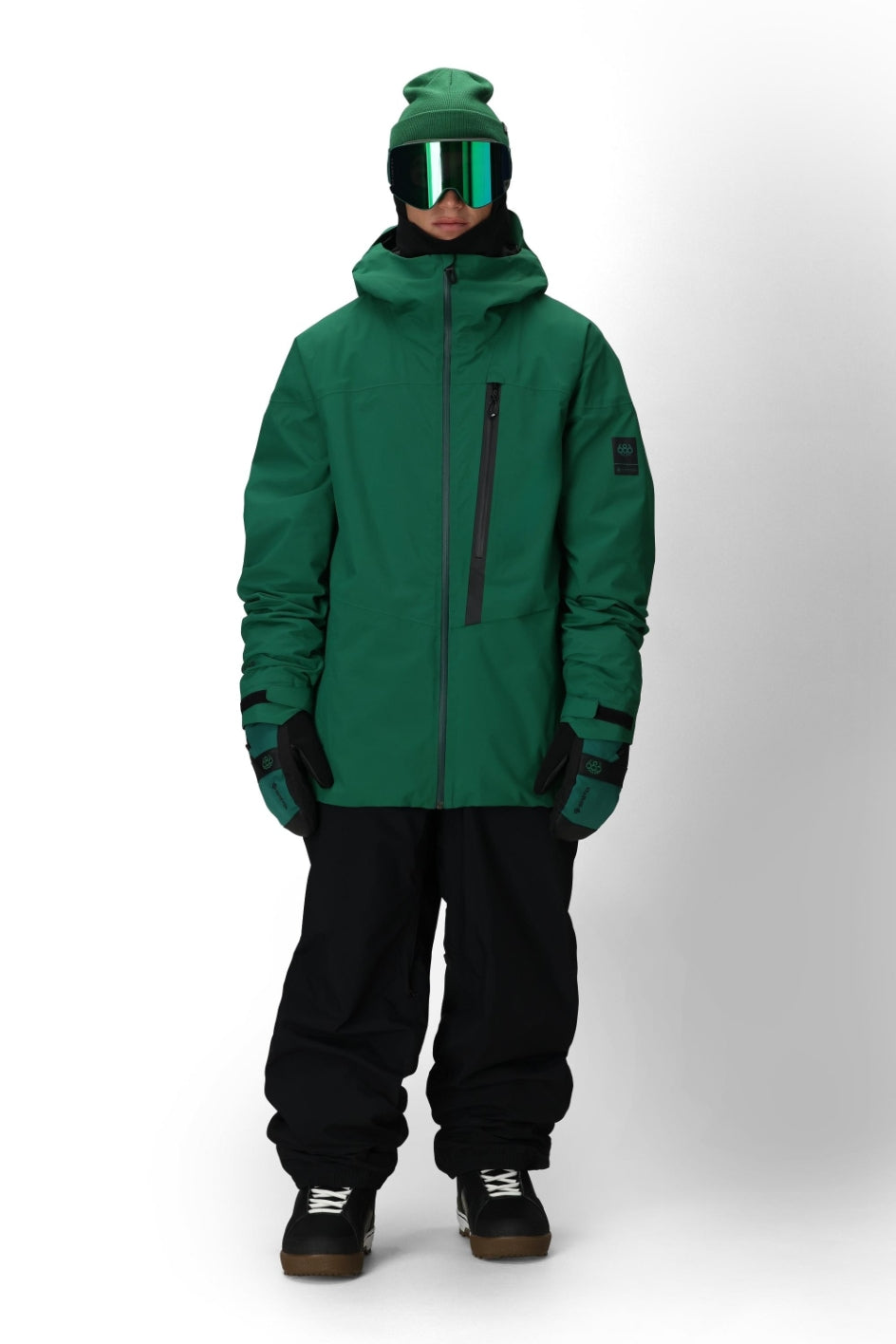 686 ロクハチロク MENS GORE-TEX DOJO SHELL PANT BLACK 25-26 スノーボード ウェア