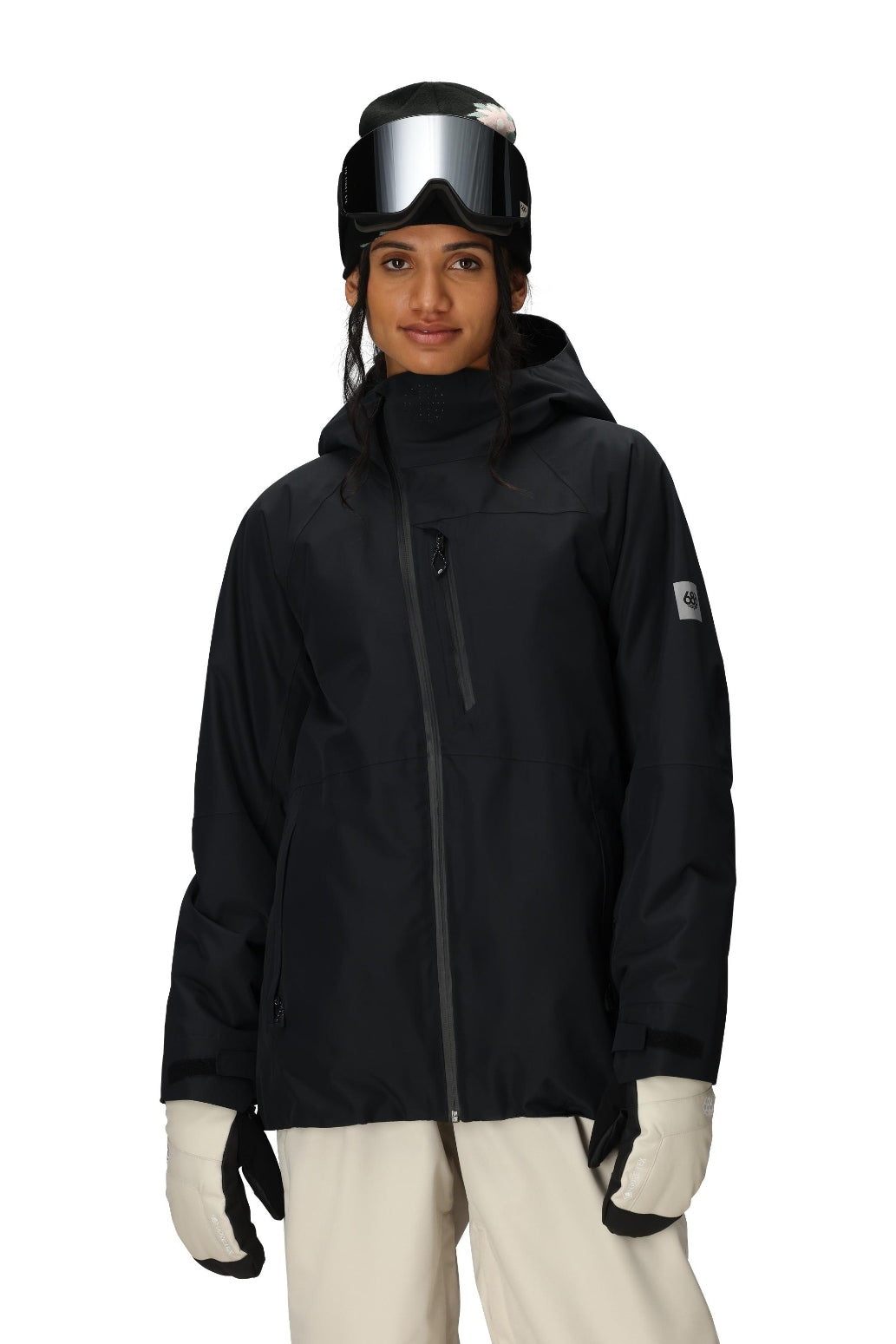 686 ロクハチロク WOMENS HYDRA THERMAGRAPHJACKET BLACK 25-26 スノーボード ウェア