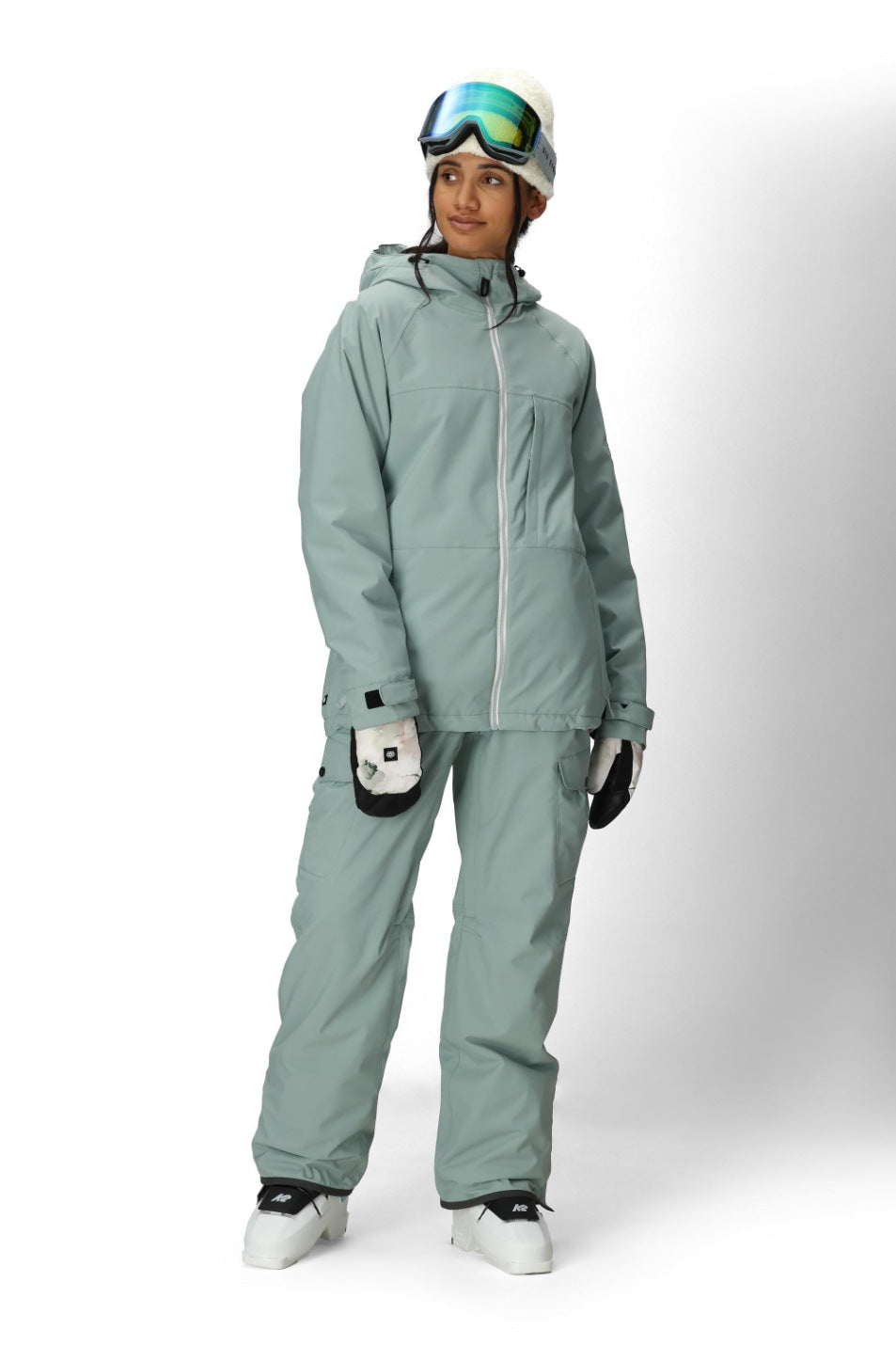 686 ロクハチロク WOMENS ATHENA INSULATED JACKET DUSTY MARINE 25-26 スノーボード ウェア