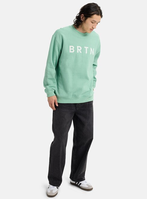 スノーボード ウェア バートン BURTON BRTN Crew Sweatshirt Soft Sage 25-26 送料無料 日本正規品 予約商品 店頭受け取り可能