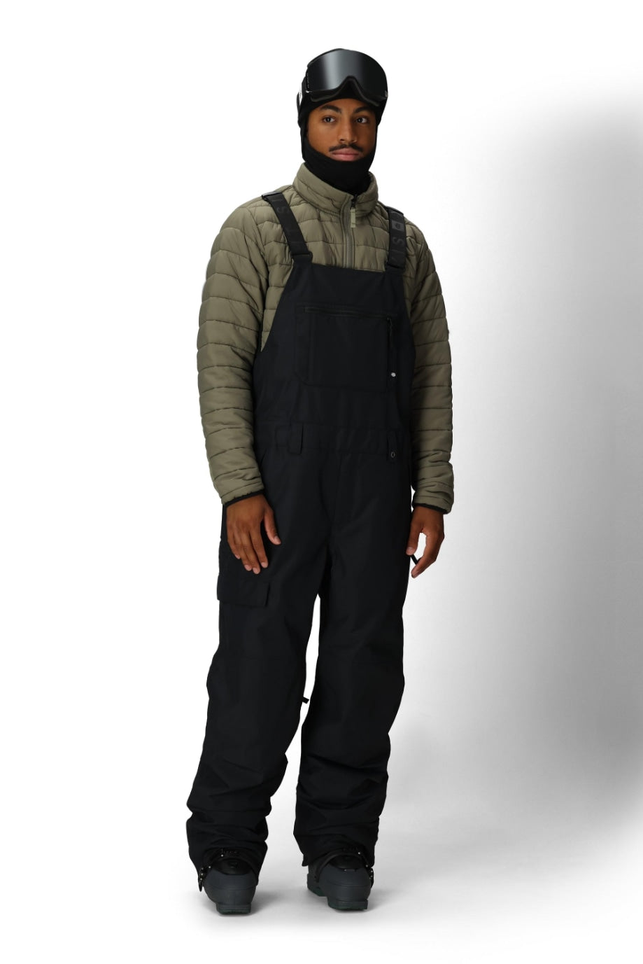 686 ロクハチロク MENS 20K HOT LAP SHELL BIB BLACK 25-26 スノーボード ウェア