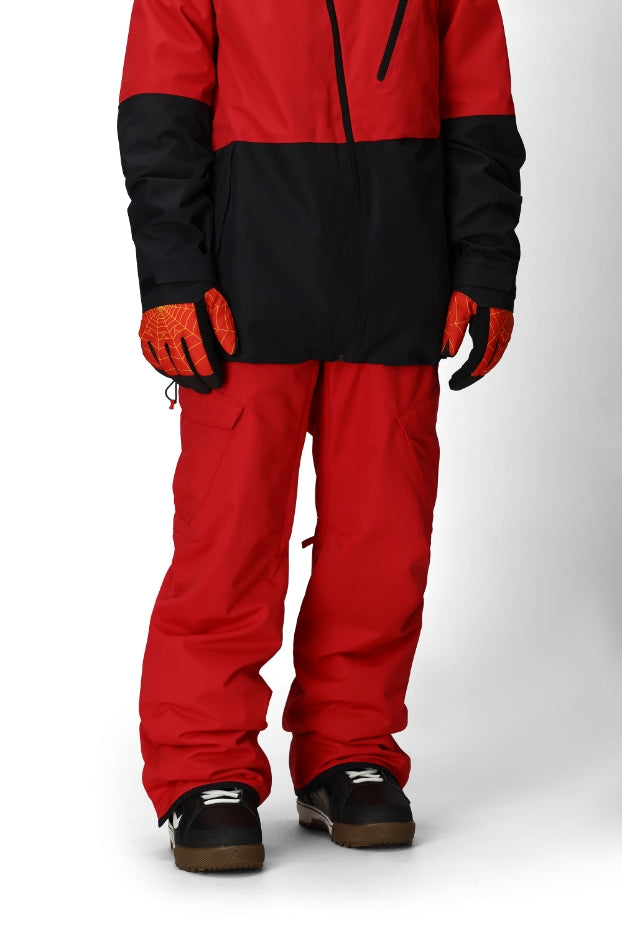 686 ロクハチロク MENS INFINITY INSULATED CARGO PANT TRUE RED 25-26 スノーボード ウェア