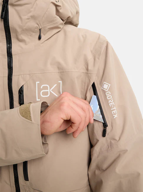 スノーボード ウェア バートン BURTON AK Helitack GORE-TEX Jacket Summit Taupe 25-26 送料無料 日本正規品 予約商品 店頭受け取り可能