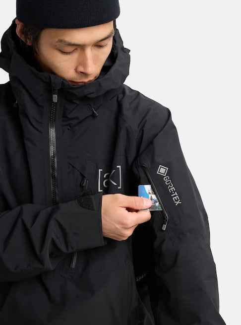 スノーボード ウェア バートン BURTON AK Velocity GORE-TEX Anorak True Black 25-26 送料無料 日本正規品 予約商品 店頭受け取り可能