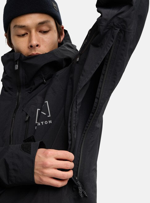 スノーボード ウェア バートン BURTON AK Velocity GORE-TEX Anorak True Black 25-26 送料無料 日本正規品 予約商品 店頭受け取り可能
