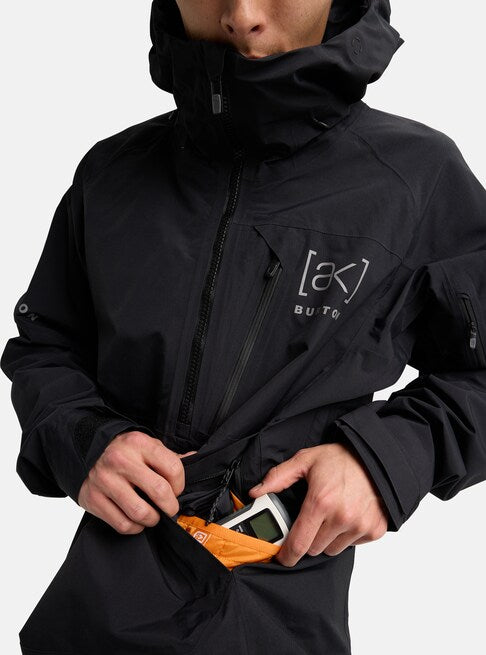 スノーボード ウェア バートン BURTON AK Velocity GORE-TEX Anorak True Black 25-26 送料無料 日本正規品 予約商品 店頭受け取り可能