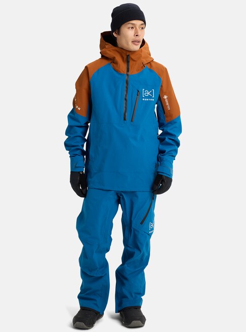 スノーボード ウェア バートン BURTON AK Velocity GORE-TEX Anorak Blue Teal / Chestnut Brown 25-26 送料無料 日本正規品 予約商品 店頭受け取り可能