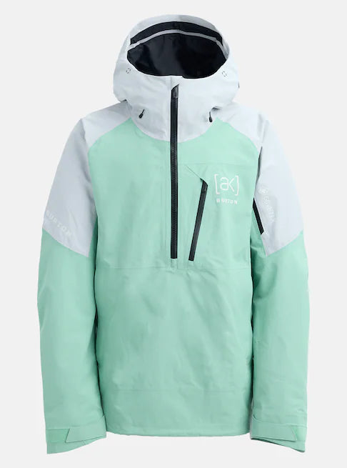 スノーボード ウェア バートン BURTON AK Velocity GORE-TEX Anorak Soft Sage / Gray Cloud 25-26 送料無料 日本正規品 予約商品 店頭受け取り可能