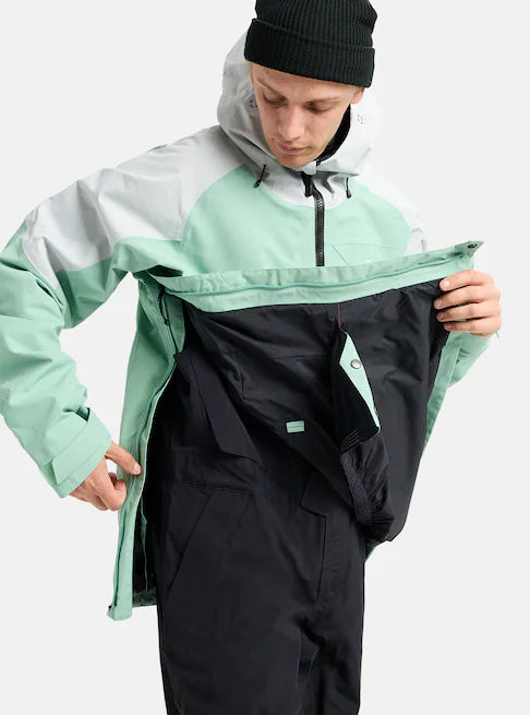 スノーボード ウェア バートン BURTON AK Velocity GORE-TEX Anorak Soft Sage / Gray Cloud 25-26 送料無料 日本正規品 予約商品 店頭受け取り可能