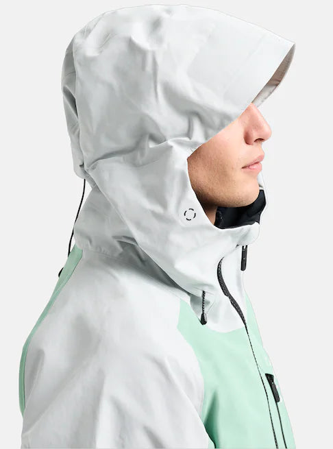 スノーボード ウェア バートン BURTON AK Velocity GORE-TEX Anorak Soft Sage / Gray Cloud 25-26 送料無料 日本正規品 予約商品 店頭受け取り可能
