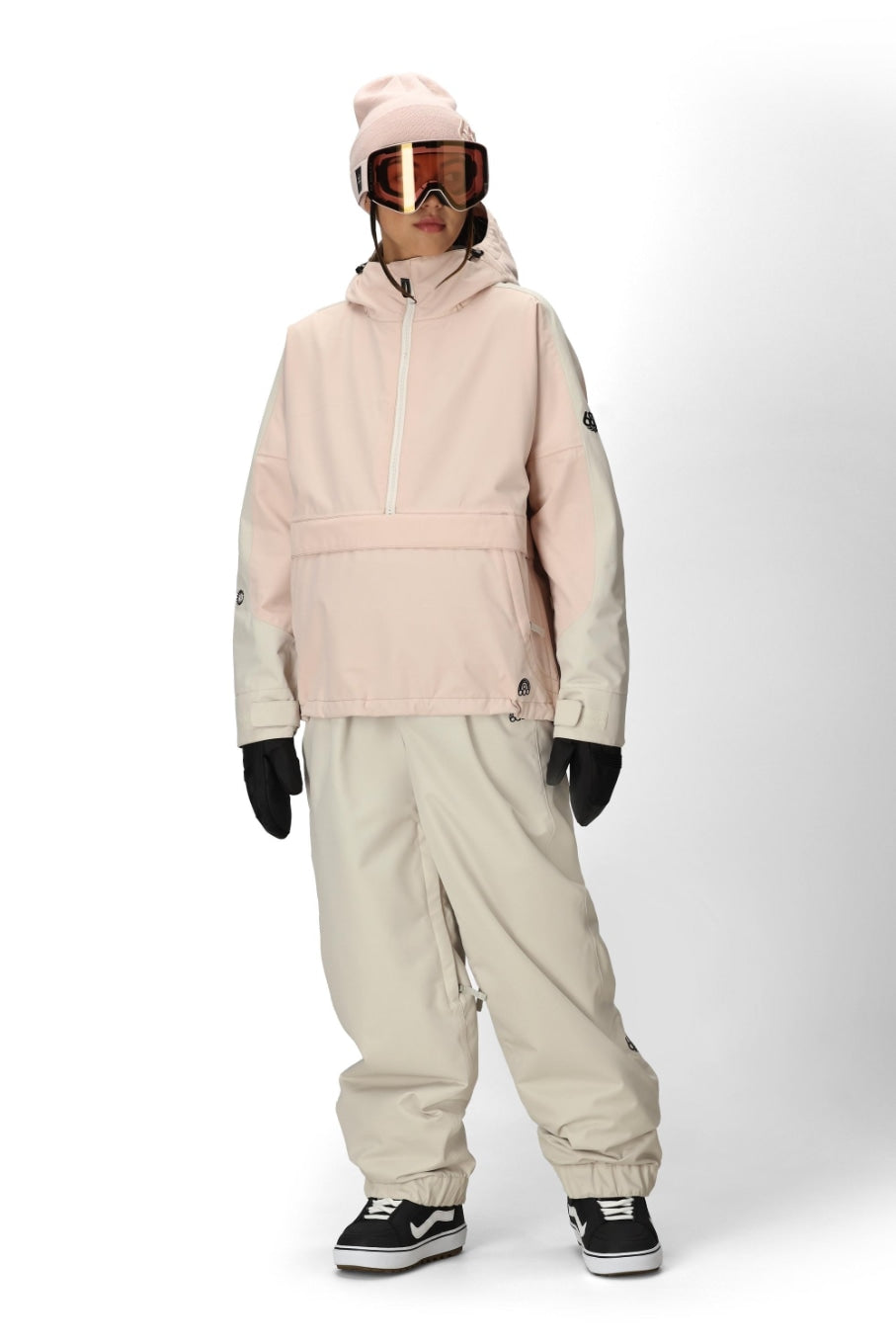 686 ロクハチロク WOMENS OUTLINE SHELL PANT LIMESTONE 25-26 スノーボード ウェア