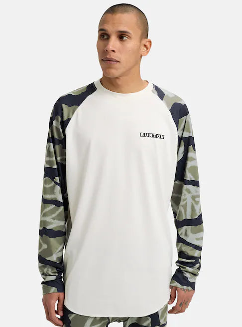 BURTON バートン Men's Roadie Base Layer Tech T-Shirt 25-26 スノーボード アクセサリー Stout White / True Black