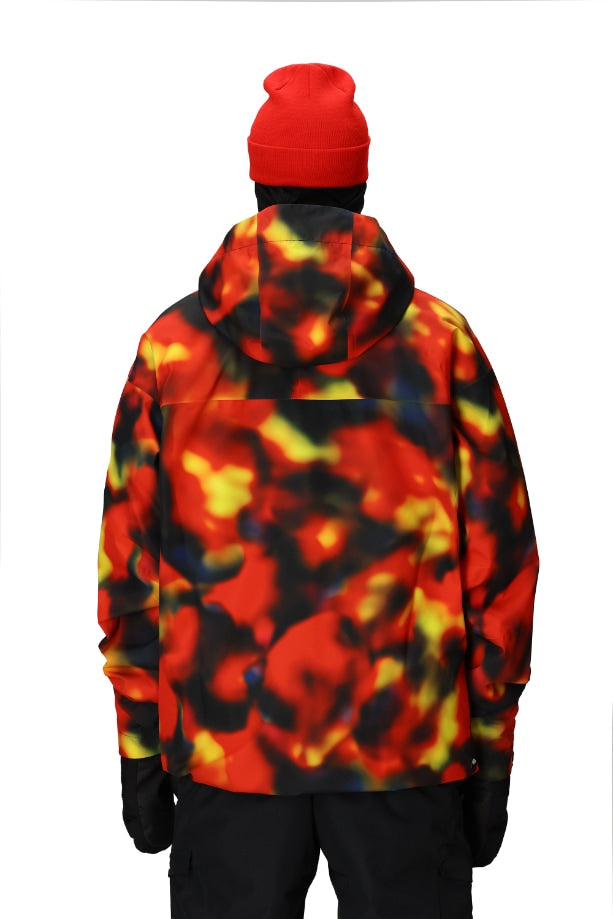 686 ロクハチロク MENS GATEWAY SHELL JACKET RED SOLAR PRINT 25-26 スノーボード ウェア