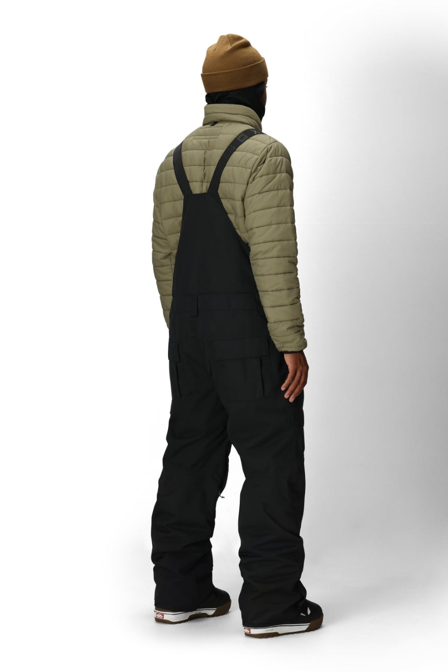 686 ロクハチロク MENS HOT LAP INSULATED BIB BLACK 25-26 スノーボード ウェア