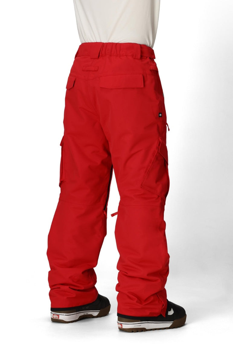 686 ロクハチロク MENS INFINITY INSULATED CARGO PANT TRUE RED 25-26 スノーボード ウェア