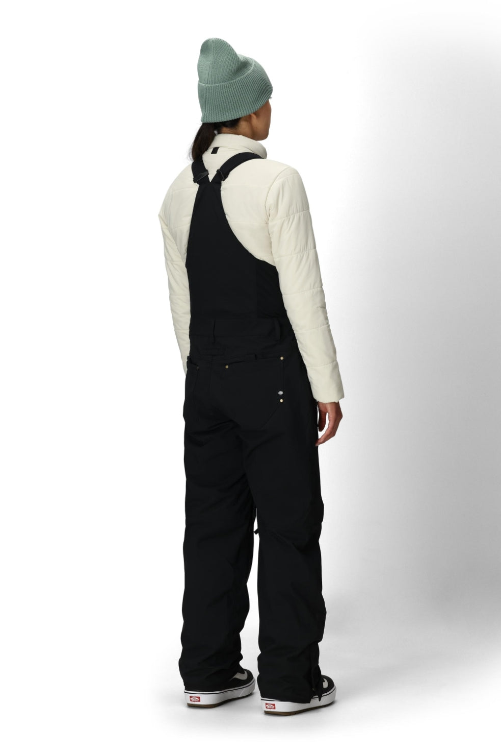 686 ロクハチロク WOMENS BLACK MAGIC INSULATED BIB BLACK 25-26 スノーボード ウェア