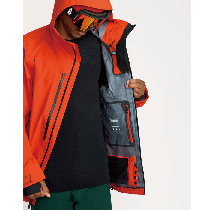 25-26 VOLCOM ANYOX GUIDE GORE PRO SHELL JKT OSH-ORANGE SHOCK 25-26