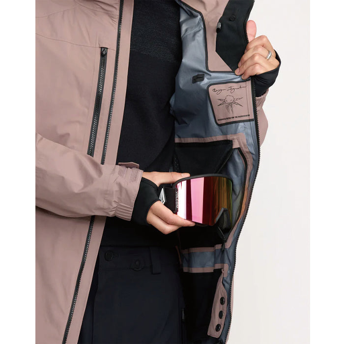 25-26 VOLCOM GUCH STRETCH GORE JACKET MVE-MAUVE 25-26