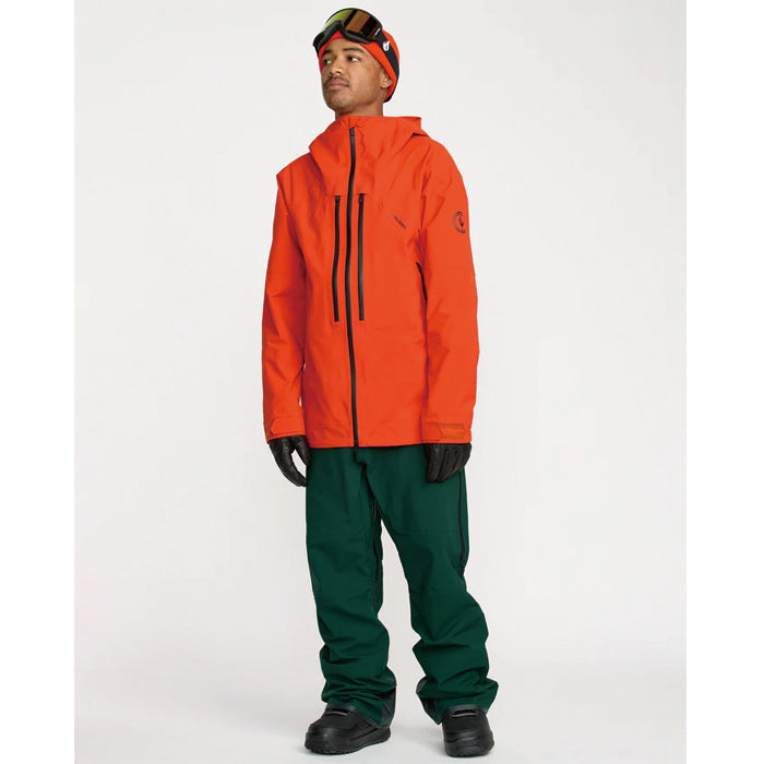 25-26 VOLCOM ANYOX GUIDE GORE PRO SHELL JKT OSH-ORANGE SHOCK 25-26