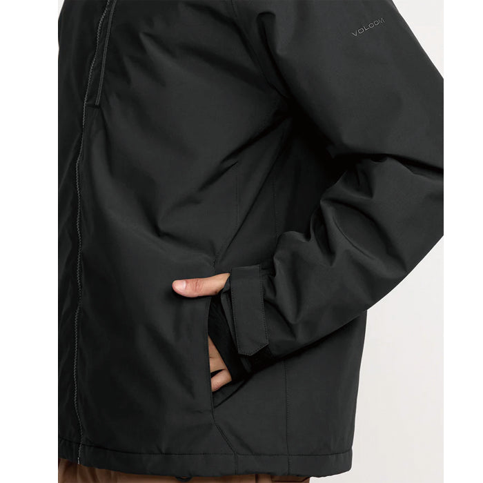 25-26 VOLCOM 2836 INS JACKET BLK-BLACK 25-26