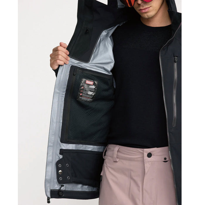 25-26 VOLCOM GUCH STRETCH GORE JACKET BLK-BLACK 25-26