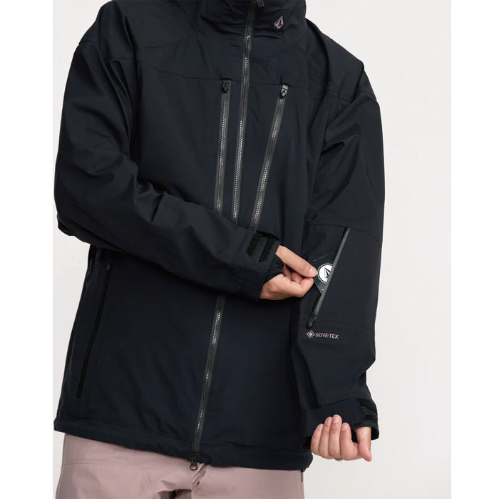25-26 VOLCOM GUCH STRETCH GORE JACKET BLK-BLACK 25-26