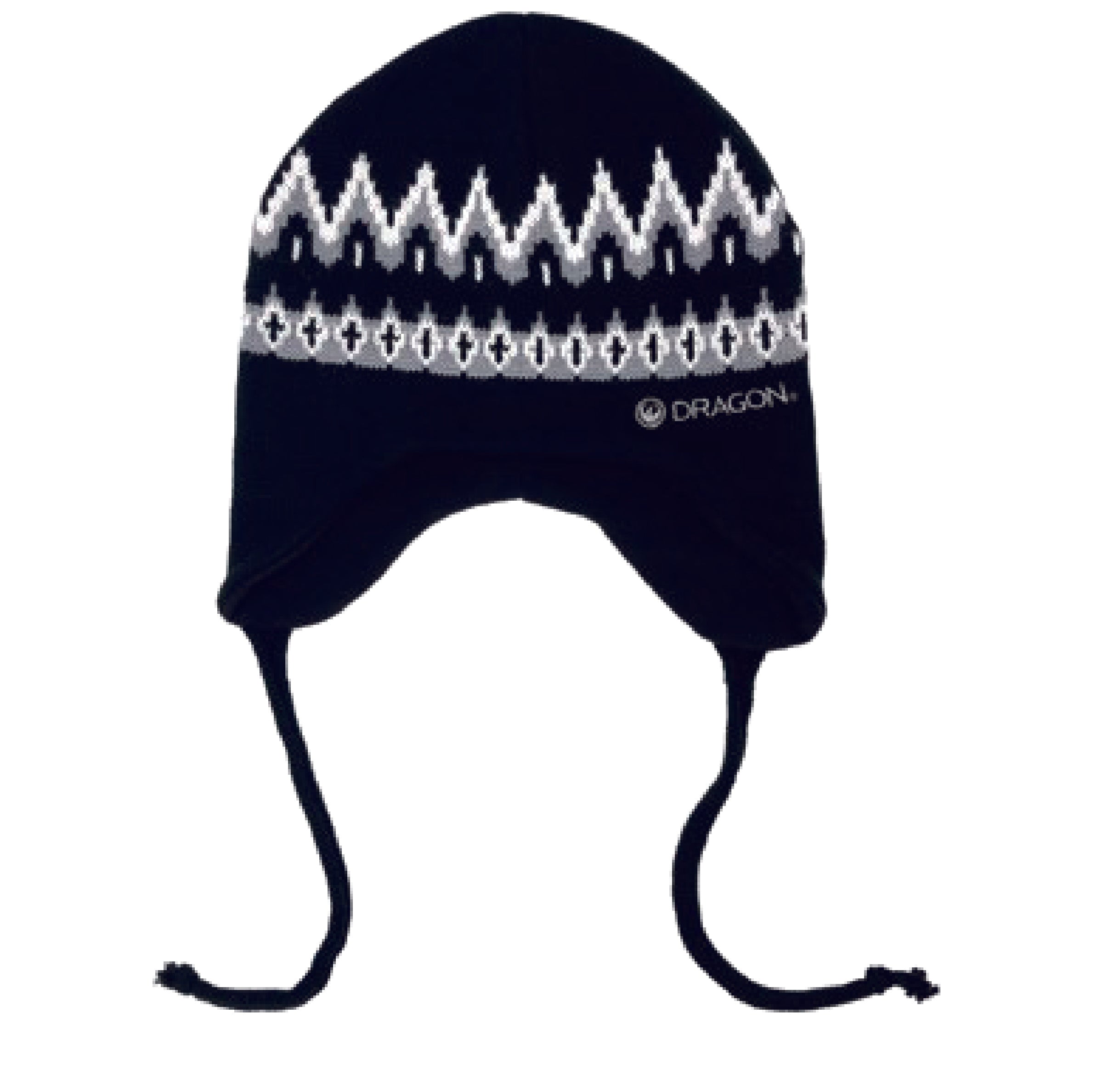 スノーボード ビーニー ドラゴン DRAGON EAR FLAP BEANIE BLACK / GREY 25-26 送料無料 日本正規品 予約商品 店頭受け取り可能