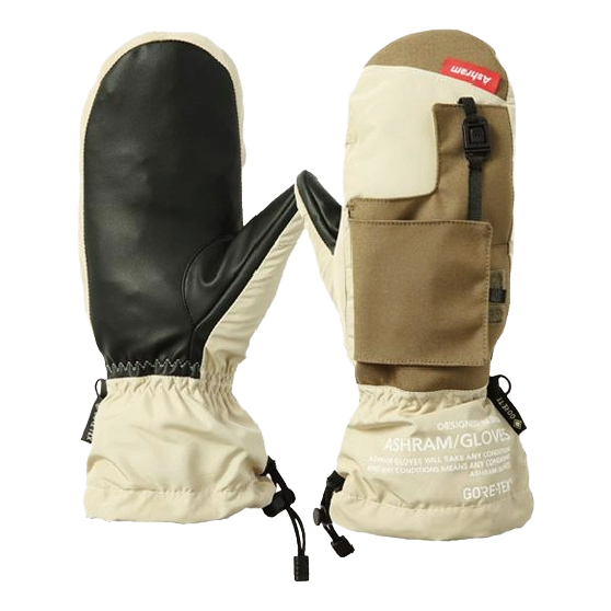 ASHRAM アシュラム [ashram] MOB MITT 24-25 スノーボード グローブ Beige