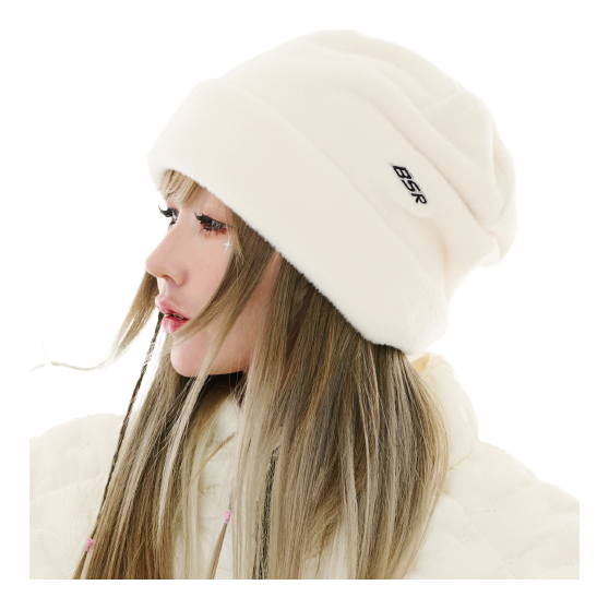 BSRABBIT ビーエスラビット [bsrabbit] SOFT FUR BEANIE 24-25 スノーボード アクセサリー Cream