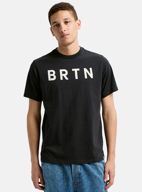 スノーボード ウェア バートン BURTON BRTN Short Sleeve T-Shirt True Black 25-26 送料無料 日本正規品 予約商品 店頭受け取り可能