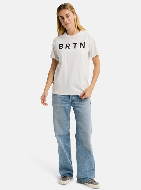 スノーボード ウェア バートン BURTON BRTN Short Sleeve T-Shirt Stout White 25-26 送料無料 日本正規品 予約商品 店頭受け取り可能