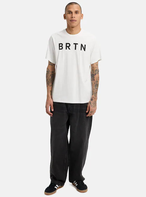 スノーボード ウェア バートン BURTON BRTN Short Sleeve T-Shirt Stout White 25-26 送料無料 日本正規品 予約商品 店頭受け取り可能