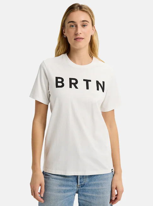 スノーボード ウェア バートン BURTON BRTN Short Sleeve T-Shirt Stout White 25-26 送料無料 日本正規品 予約商品 店頭受け取り可能