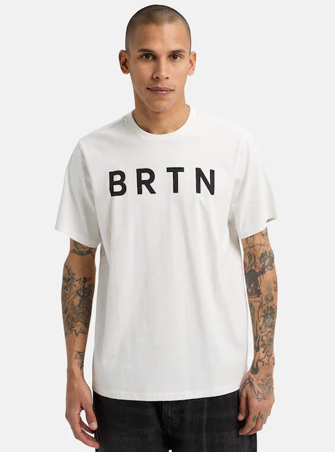 スノーボード ウェア バートン BURTON BRTN Short Sleeve T-Shirt Stout White 25-26 送料無料 日本正規品 予約商品 店頭受け取り可能