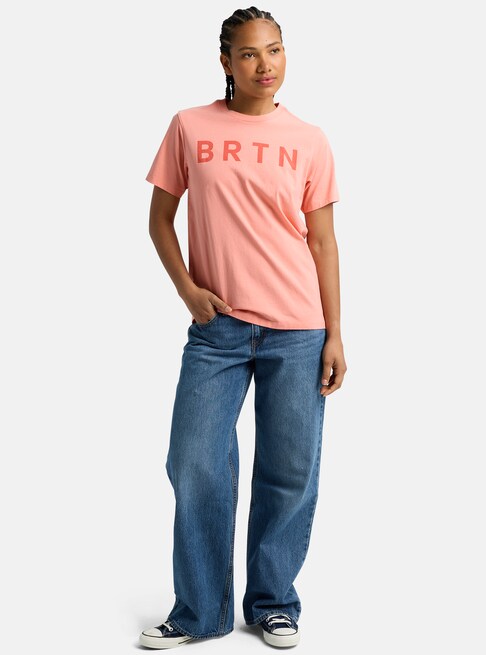 スノーボード ウェア バートン BURTON BRTN Short Sleeve T-Shirt Sunrise Coral 25-26 送料無料 日本正規品 予約商品 店頭受け取り可能