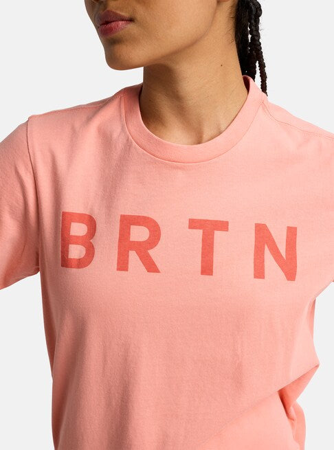 スノーボード ウェア バートン BURTON BRTN Short Sleeve T-Shirt Sunrise Coral 25-26 送料無料 日本正規品 予約商品 店頭受け取り可能