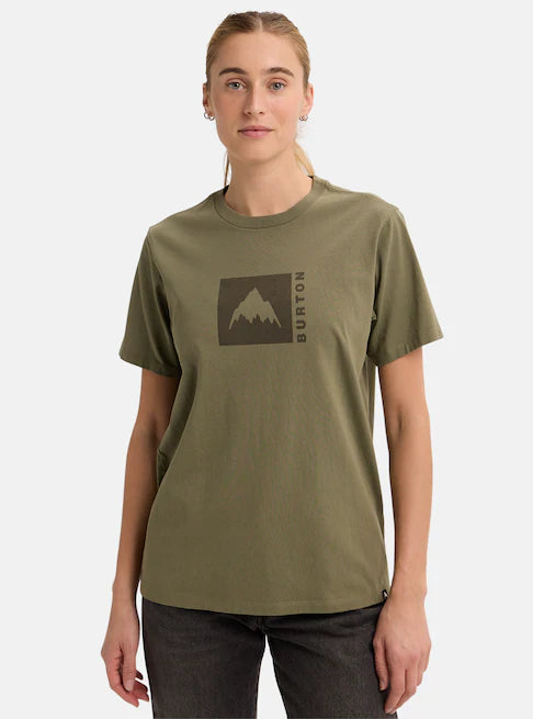 スノーボード ウェア バートン BURTON Classic Mountain High Short Sleeve T-Shirt Forest Moss 25-26 送料無料 日本正規品 予約商品 店頭受け取り可能