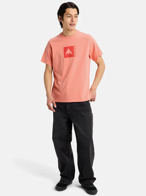 スノーボード ウェア バートン BURTON Classic Mountain High Short Sleeve T-Shirt Sunrise Coral 25-26 送料無料 日本正規品 予約商品 店頭受け取り可能